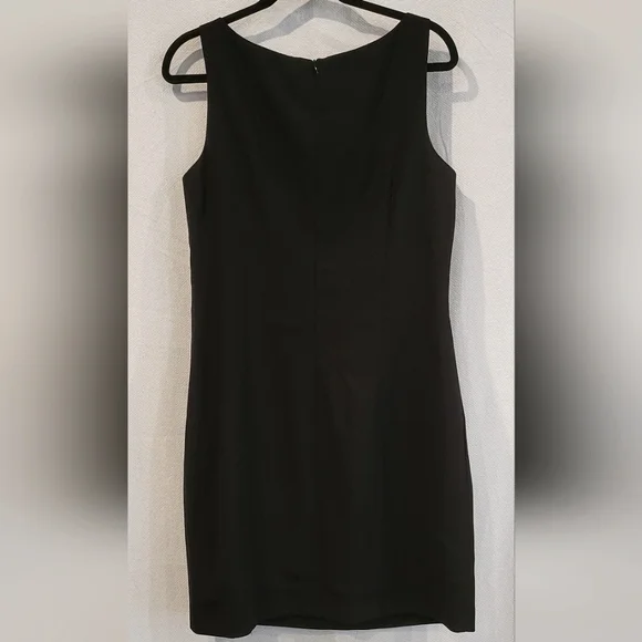 LAUNDRY by Shelli Segal Solid Black dress size 14 - Picture 5 of 9